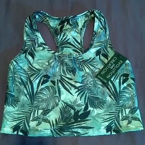 Active wear set top with shorts  size M
